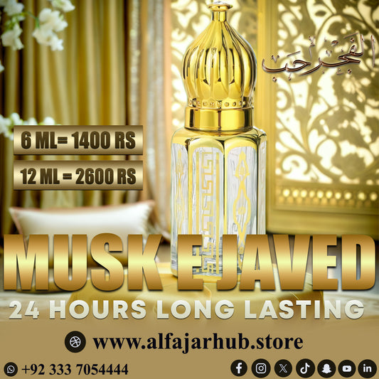 Musk e Javed - Pure Musk Silk - Premium Quality - 6 ML